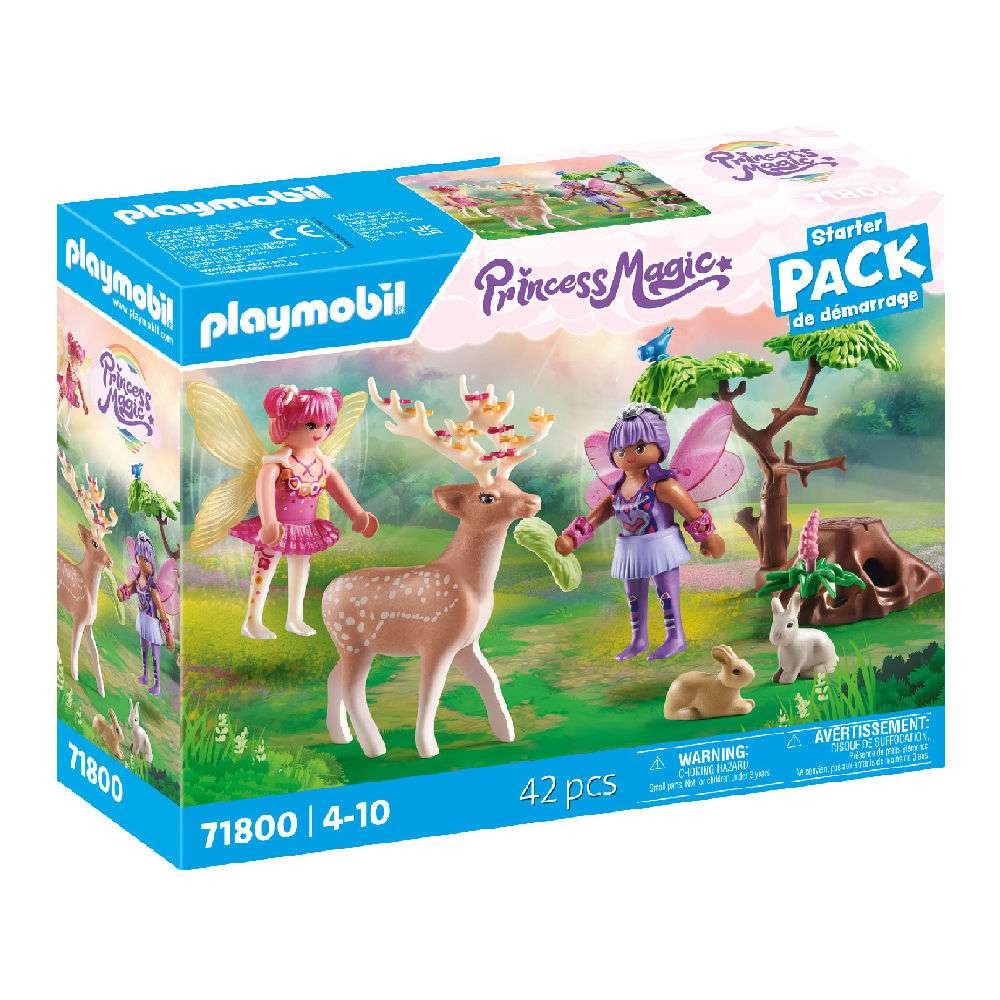 Playmobil Princess Magic Starter Pack Νεράιδες με Ζωάκια του Δάσους (71800) - Fun Planet