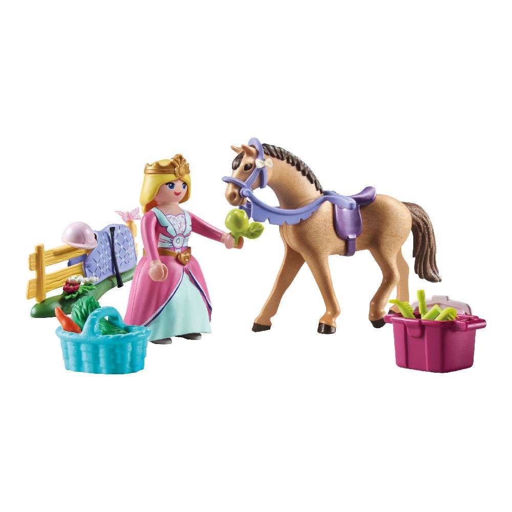 Playmobil Princess Magic Starter Pack Πριγκίπισσα με Άλογο Ιππασίας (71801) - Fun Planet