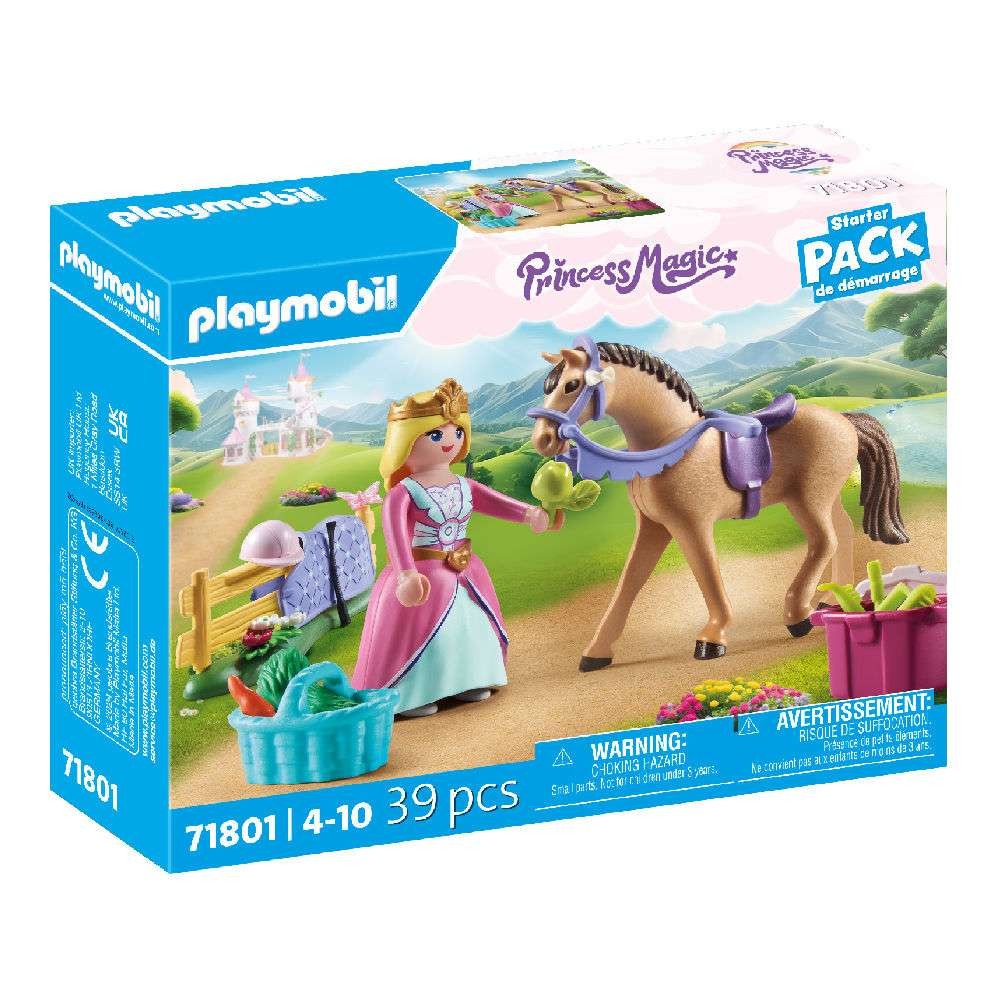 Playmobil Princess Magic Starter Pack Πριγκίπισσα με Άλογο Ιππασίας (71801) - Fun Planet