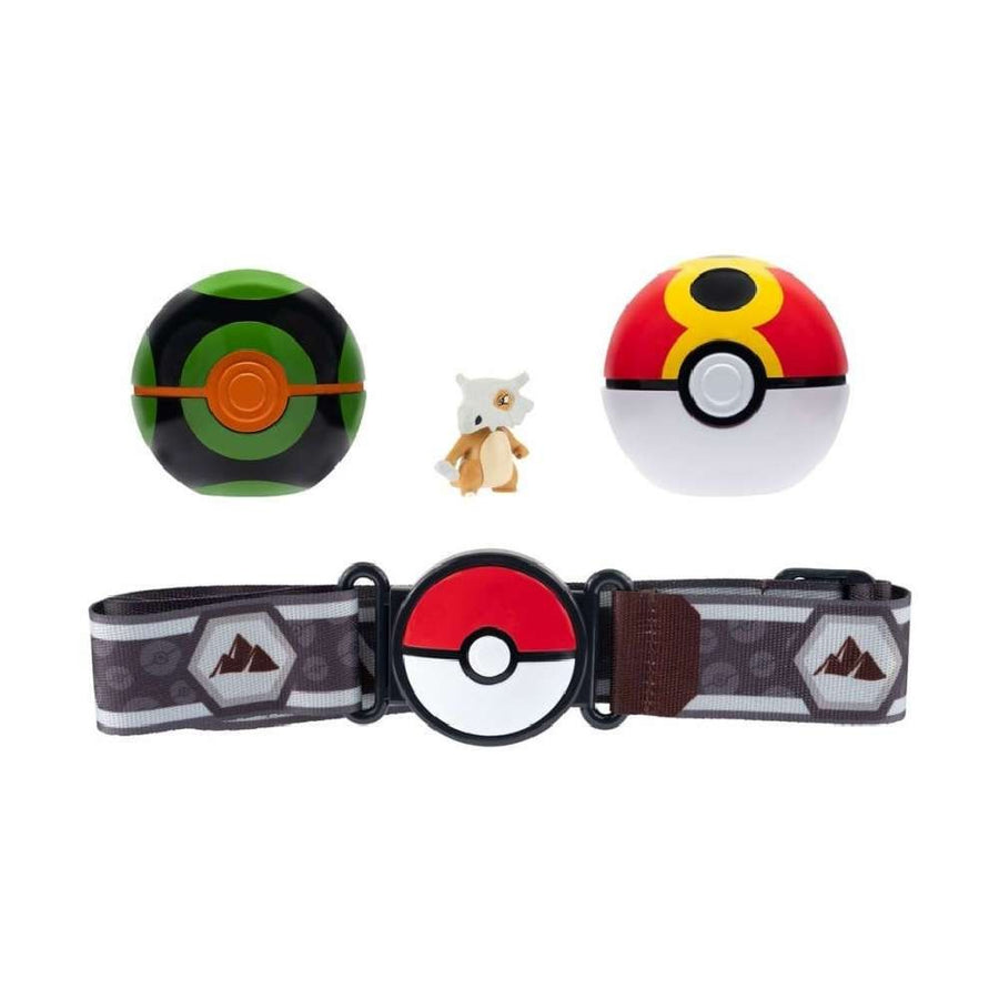Pokemon Clip 'N' Go Poke Ball με Ζώνη Σετ Cubone & Poke Balls W15 (PKW3644) - Fun Planet