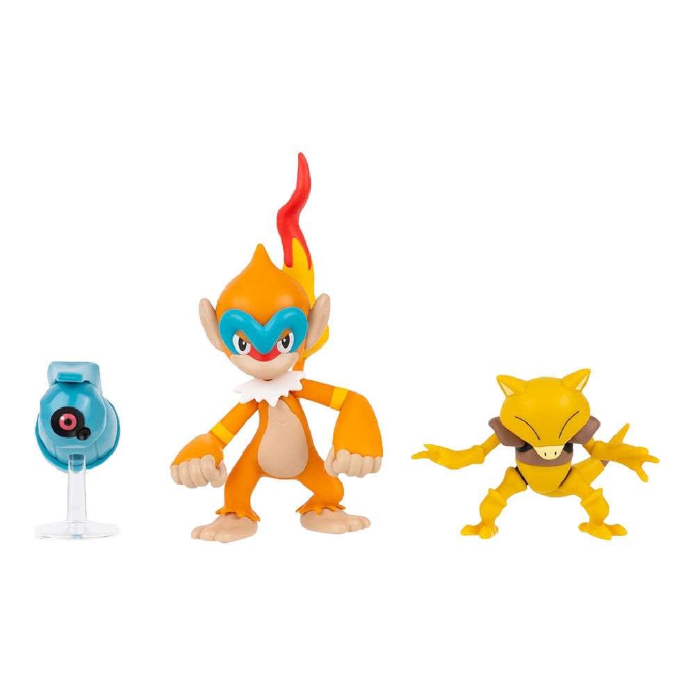 Pokemon Σετ με 3 Φιγούρες Μάχης Beldum, Abra & Monferno Wave 26 (PKW4092)