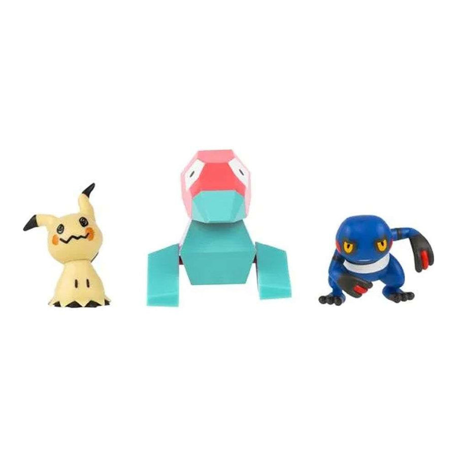 Pokemon Σετ με 3 Φιγούρες Μάχης Croagunk, Mimikyu & Porygon Wave 26 (PKW4091)