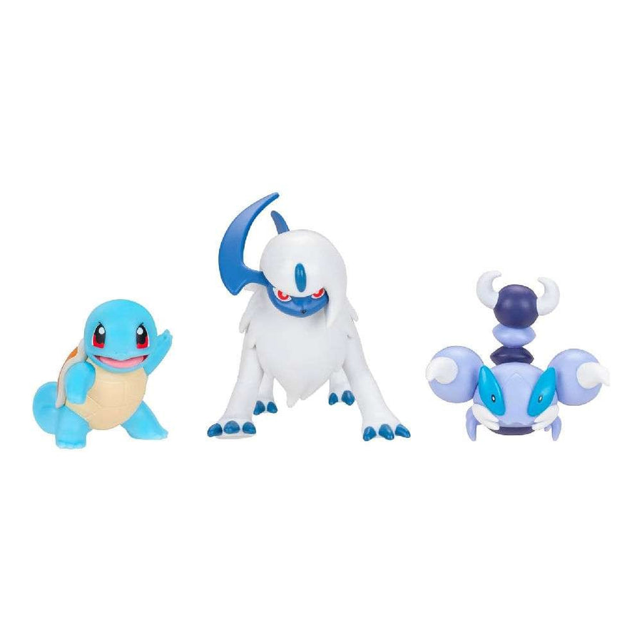 Pokemon Σετ με 3 Φιγούρες Μάχης Squirtle, Skorupi & Absol Wave 25 (PKW4096)