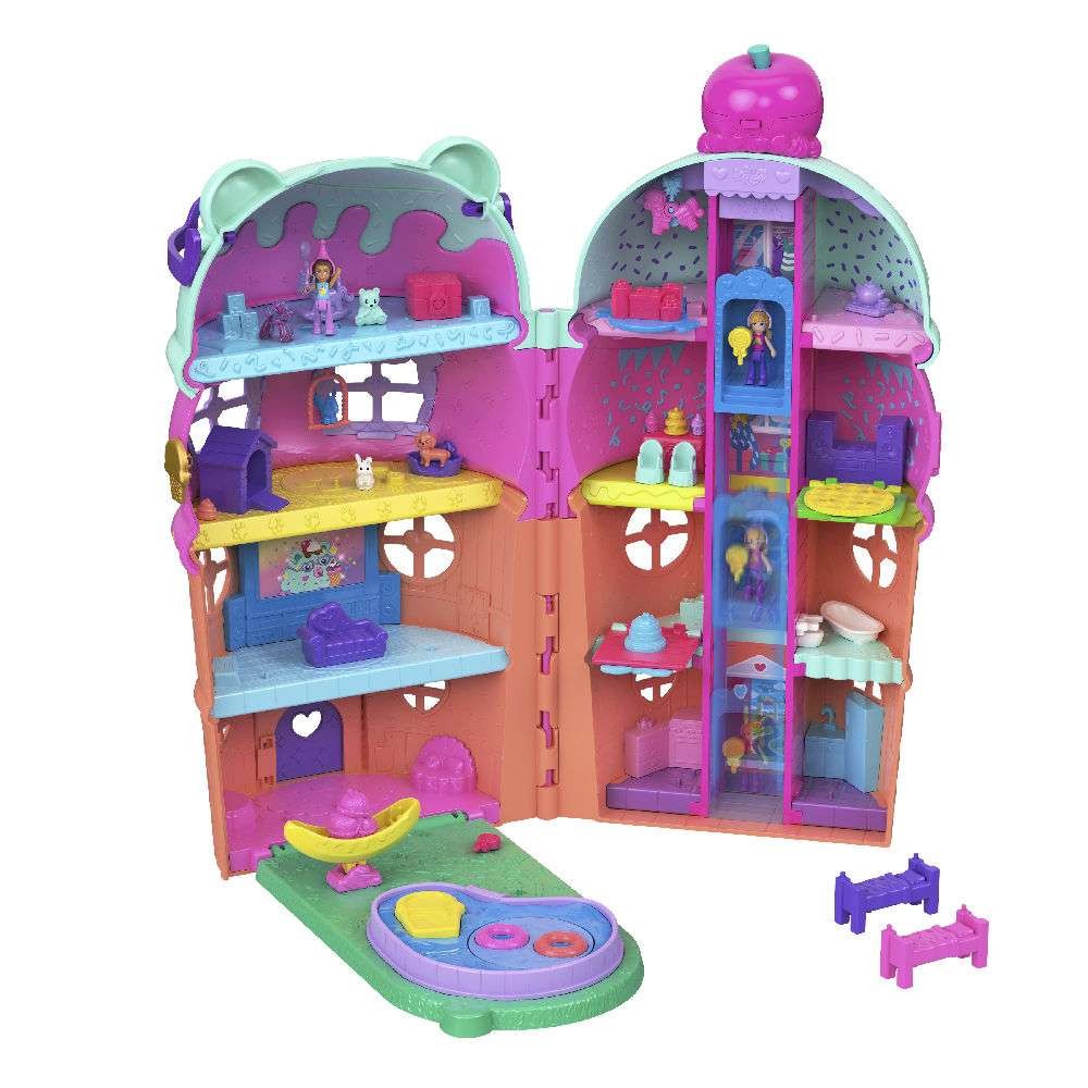 Polly Pocket Polly Mini Σπιτάκι Παγωτό Σετ Παιχνιδιού (JFT91) - Fun Planet