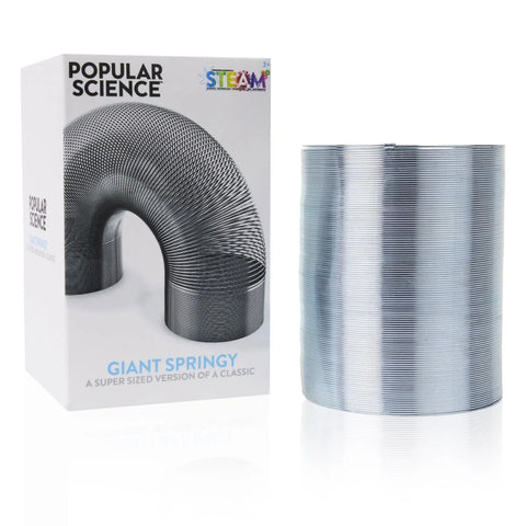 Wow! Stuff – Popular Science Giant Springy Large Metal Coiled Helix Toy – Γιγαντιαίο Ελατήριο που Αναβιώνει Ένα Κλασικό Παιχνίδι (PS-1020) - Fun Planet