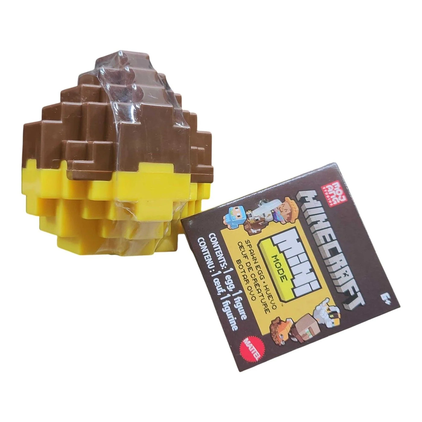Minecraft Mini Mode Spawn Egg Blind Capsule Yellow Brown (HXT64) - Fun Planet