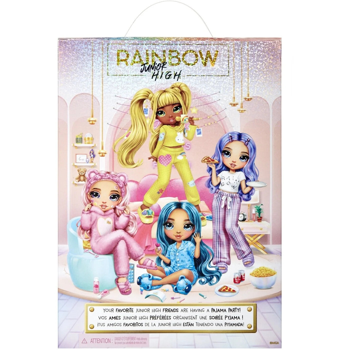 MGA Rainbow High Junior High PJ Party Κούκλα Bella Pink (503675) - Fun Planet