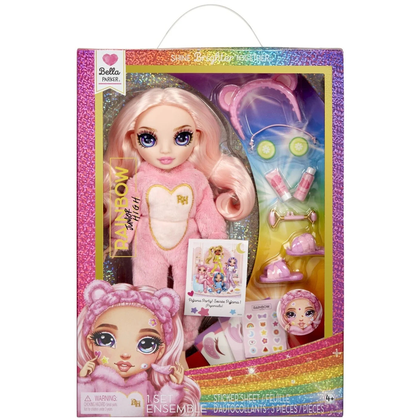 MGA Rainbow High Junior High PJ Party Κούκλα Bella Pink (503675) - Fun Planet