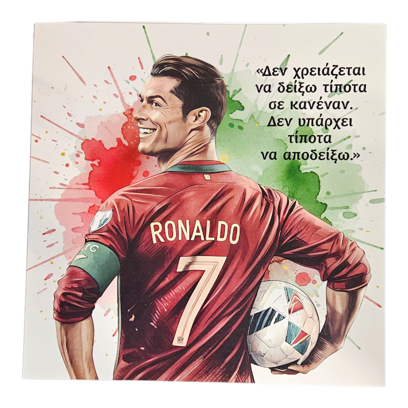 Λαμπάδα Ronaldo & Κουτί Δώρου (LE054)