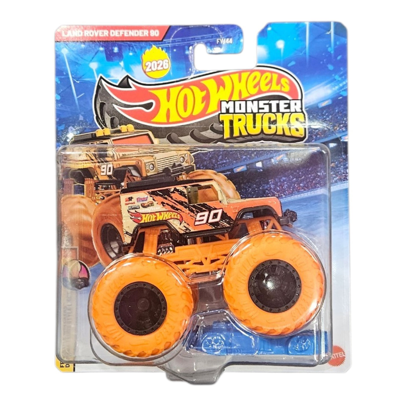 Hot Wheels Oχήματα Monster Trucks Land Rover Defender 90 (JHY74)