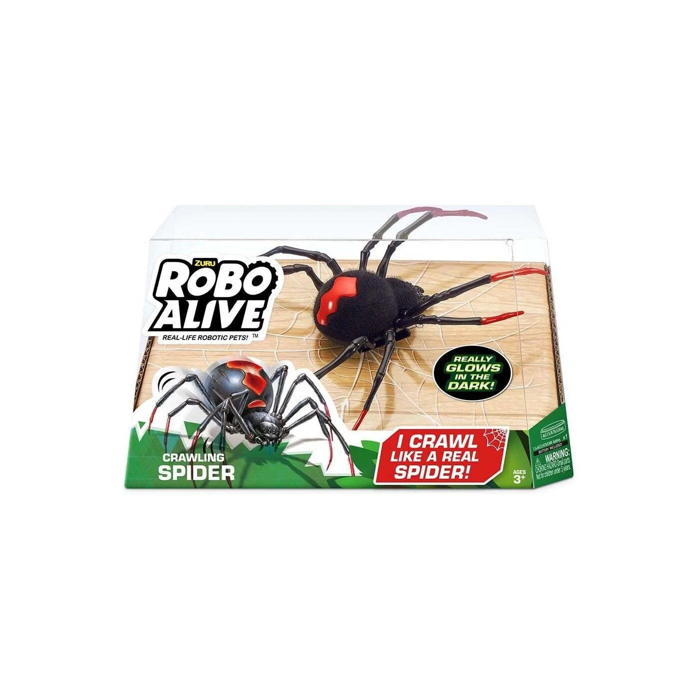 Robo Alive Creepy Crawlies Ρομποτική Αράχνη Που Φωσφορίζει Στο Σκοτάδι (11807151) - Fun Planet
