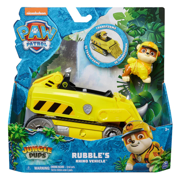 Paw Patrol Jungle Pups Rubble's Rhino Vehicle (20143427) - Fun Planet