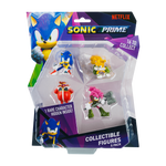 Sonic Prime 5 Pack S1 Collectible Figure 6.5cm Sonic - Tails - Dr. Eggman - Amy Rose - Including 1 Rare Hidden (SON2040) - Fun Planet