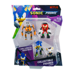 Sonic Prime 5 Pack S1 Collectible Figure 6.5cm Sonic - Eggforcer - Renegade Knucks - Rebel Rouge - Including 1 Rare Hidden (SON2040) - Fun Planet