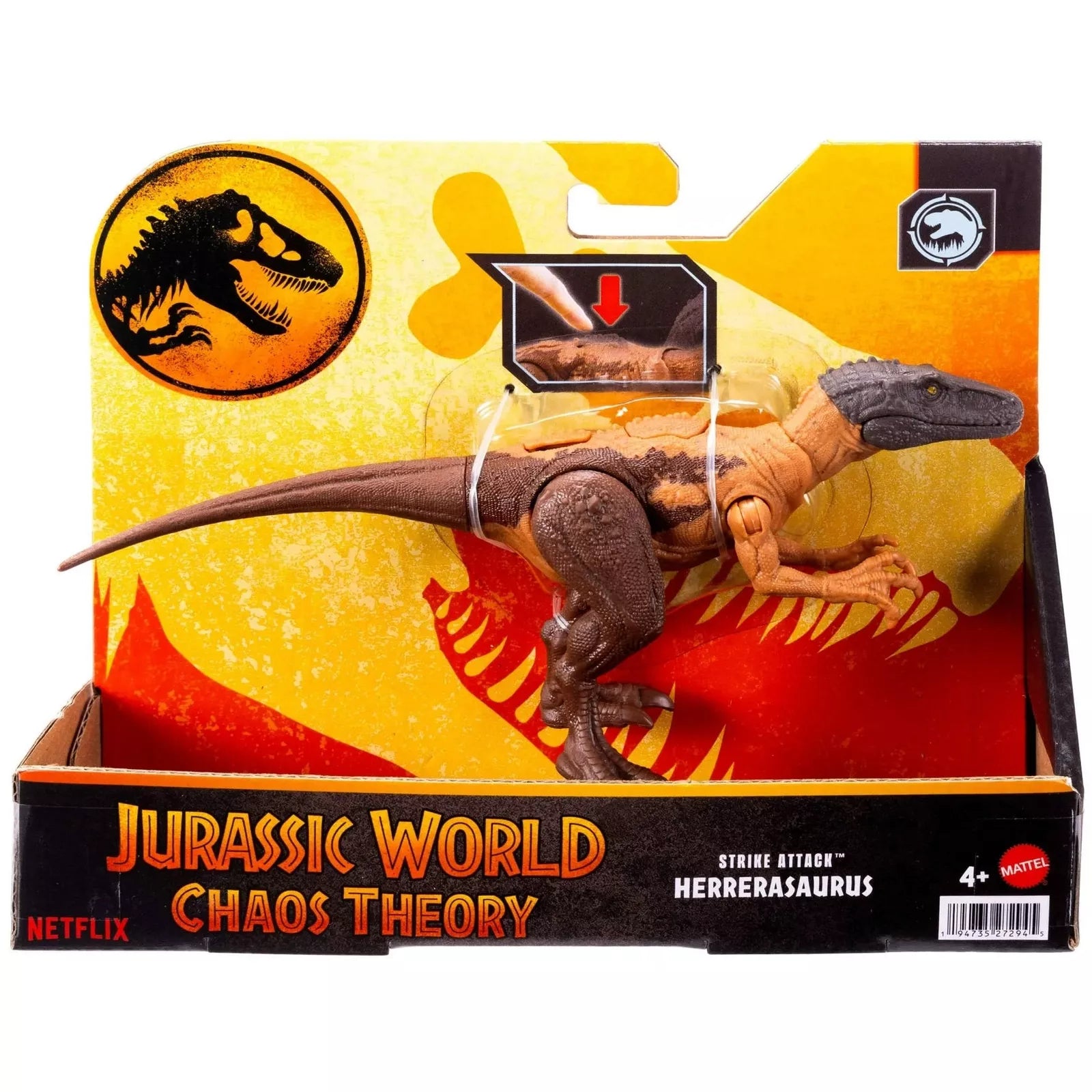 Jurassic World Νέες Φιγούρες Δεινοσαύρων με Σπαστά Μέλη Herrerasaurus (JCL59) - Fun Planet