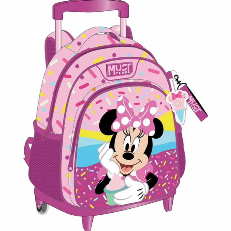 Toddler Trolley School Bag 27x10x31cm 2 Compartments Lilo &amp; Stitch Must (564496) 