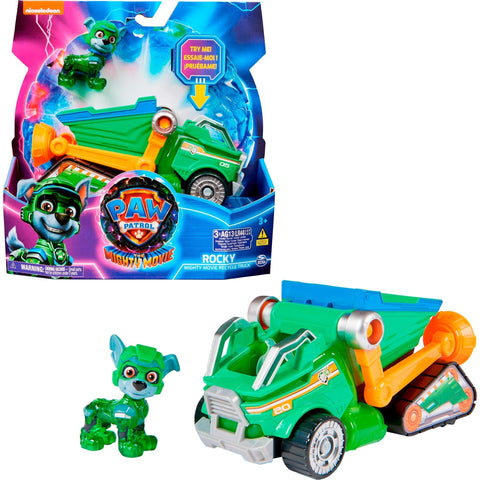 Paw Patrol: The Mighty Movie - Rocky Mighty Movie Recycle Truck (20143009) - Fun Planet
