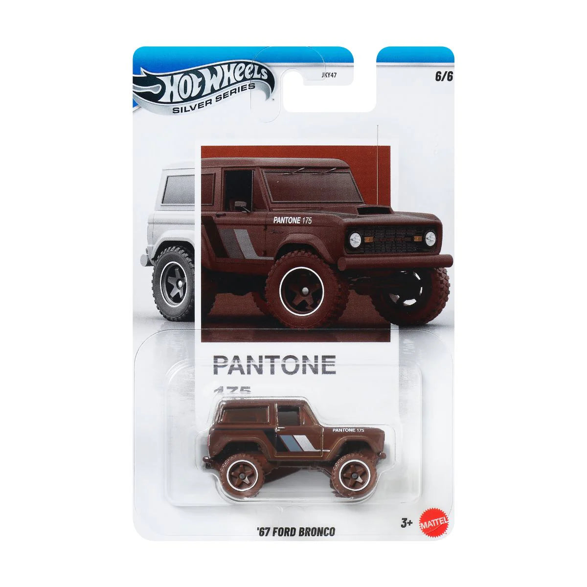 Hot Wheels Αυτοκινητάκια Silver Series '67 Ford Bronco Pantone 175 (JKY65)