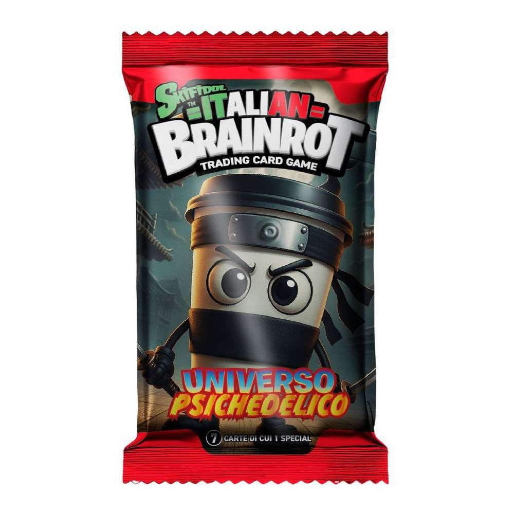 Skifidol Italian Brainrot Psychedelic Universe Φακελάκι με 7 Συλλεκτικές Κάρτες Σειρά A (DIP78013A)