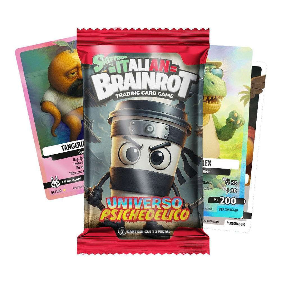 Skifidol Italian Brainrot Psychedelic Universe Φακελάκι με 7 Συλλεκτικές Κάρτες Σειρά A (DIP78013A)