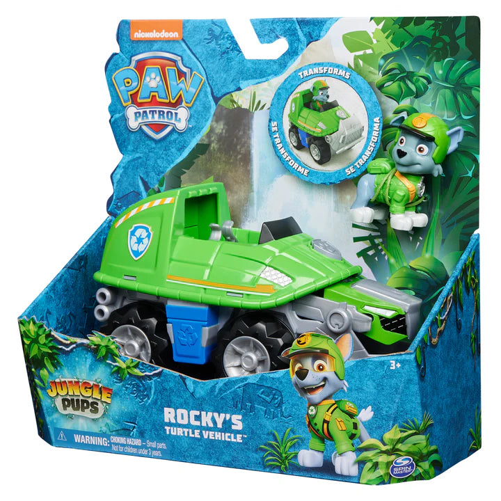 Paw Patrol Jungle Pups Rocky's Turtle Vehicle (20143426) - Fun Planet