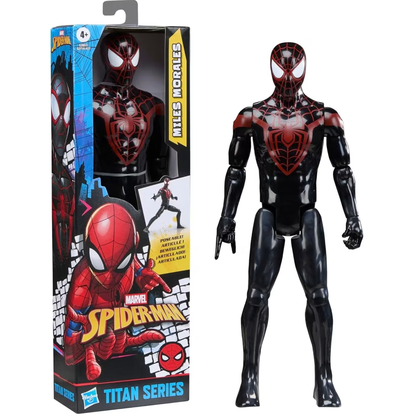 Marvel Spider-Man Titan Hero Series Spider-Man Miles Morales Φιγούρα 30εκ (G2857) - Fun Planet