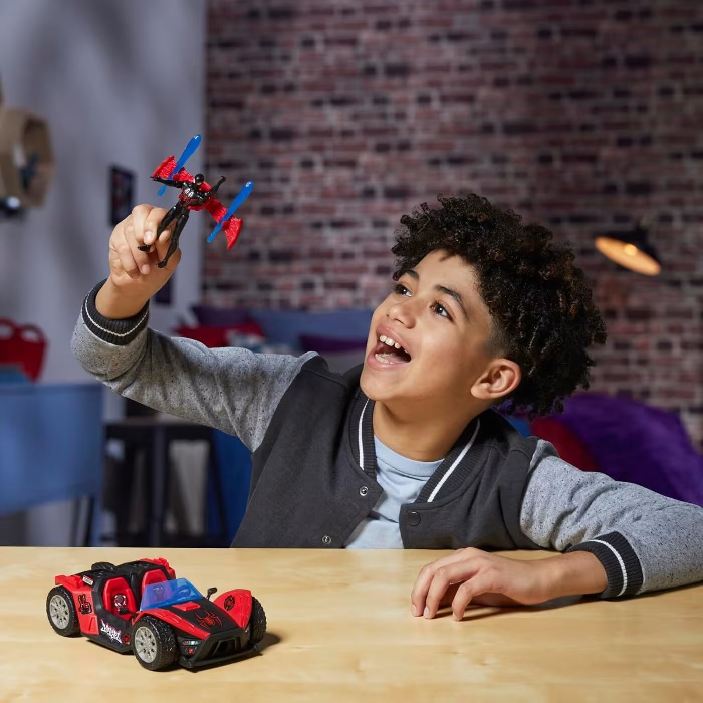 Marvel Spider-Man Venomversus Epic World Of Action Miles Morales Remix Blast Racer (G0736) - Fun Planet