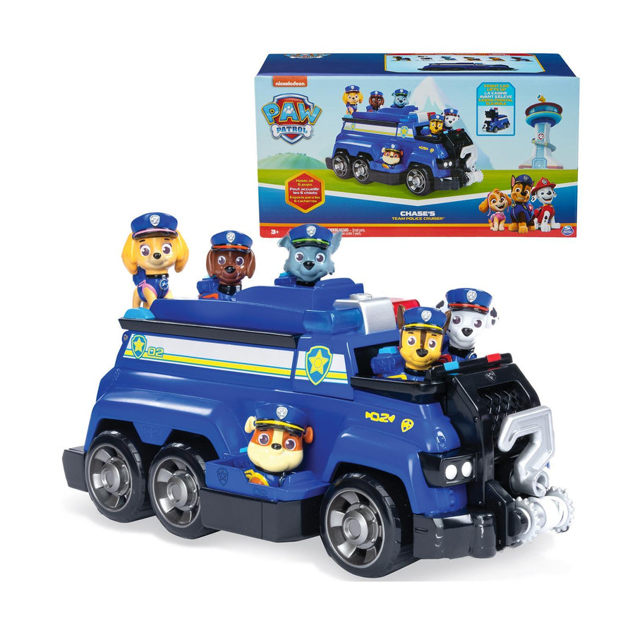 Paw Patrol Chase Team Cruiser Vehicle με 6 Αποκλειστικές Φιγούρες (6070119)