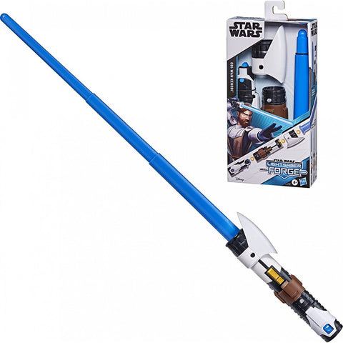 Star Wars Lightsaber Forge - Obi-Wan Kenobi Extendable Blue Lightsaber (F1162) - Fun Planet