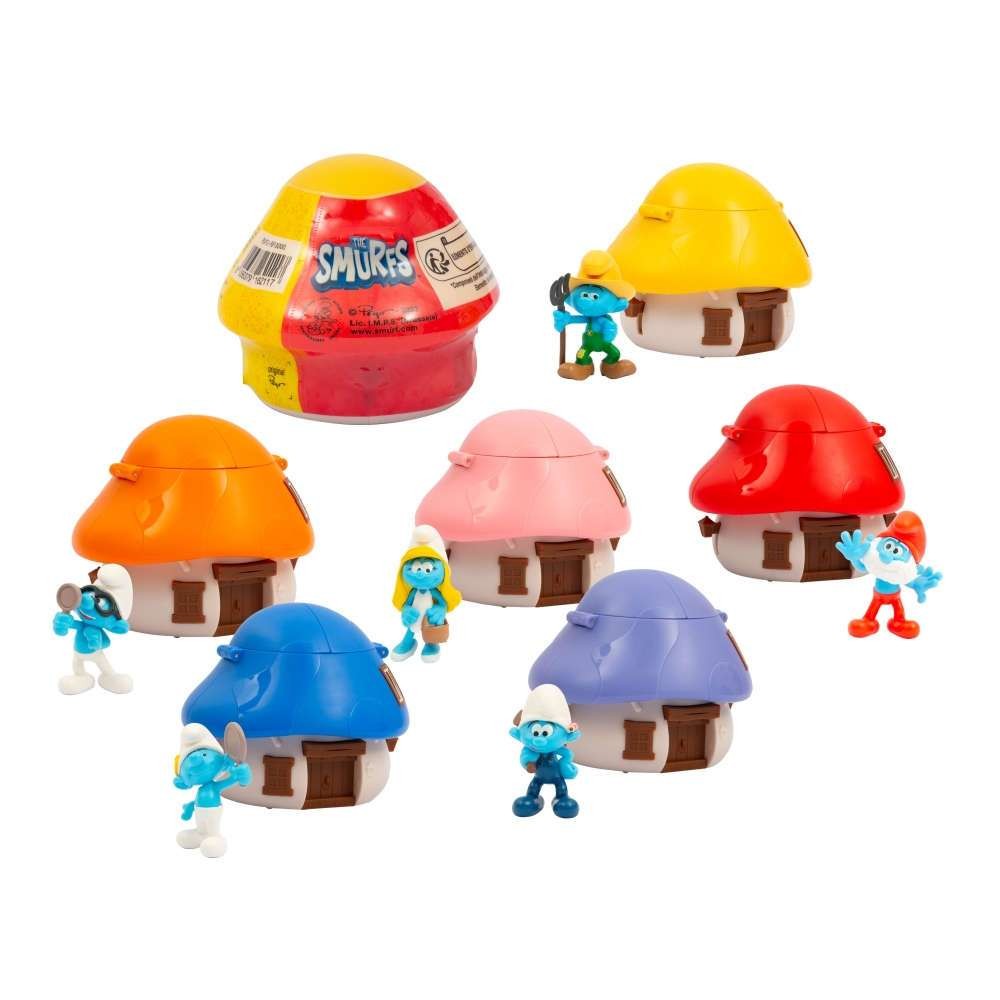 The Smurfs Στρουμφάκια Σπιτάκι Μανιτάρι με Φιγούρα 7.5εκ - Διάφορα Σχέδια (PUF13000) - Fun Planet