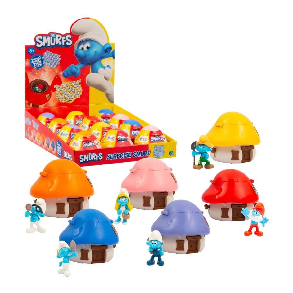 The Smurfs Στρουμφάκια Σπιτάκι Μανιτάρι με Φιγούρα 7.5εκ - Διάφορα Σχέδια (PUF13000) - Fun Planet