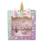 Team Unicorn Βραχιόλι με Πολύχρωμες Πέρλες (KD020302)