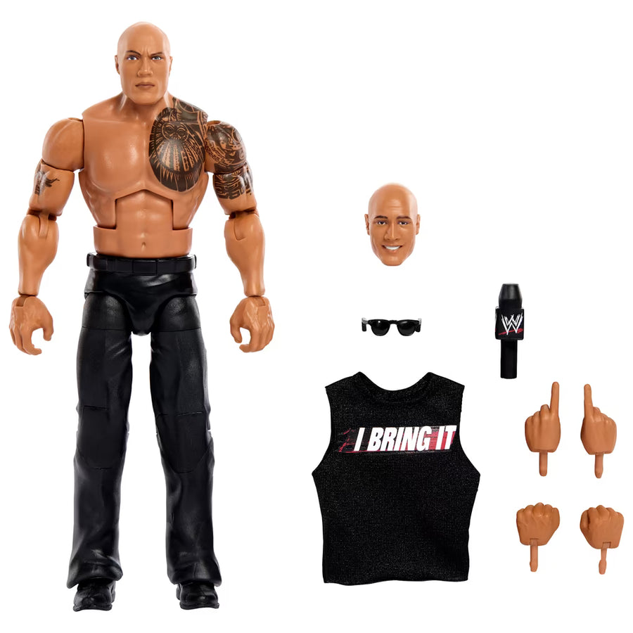 WWE Φιγούρα 17εκ Elite Collection Greatest Hits The Rock (JHV03)