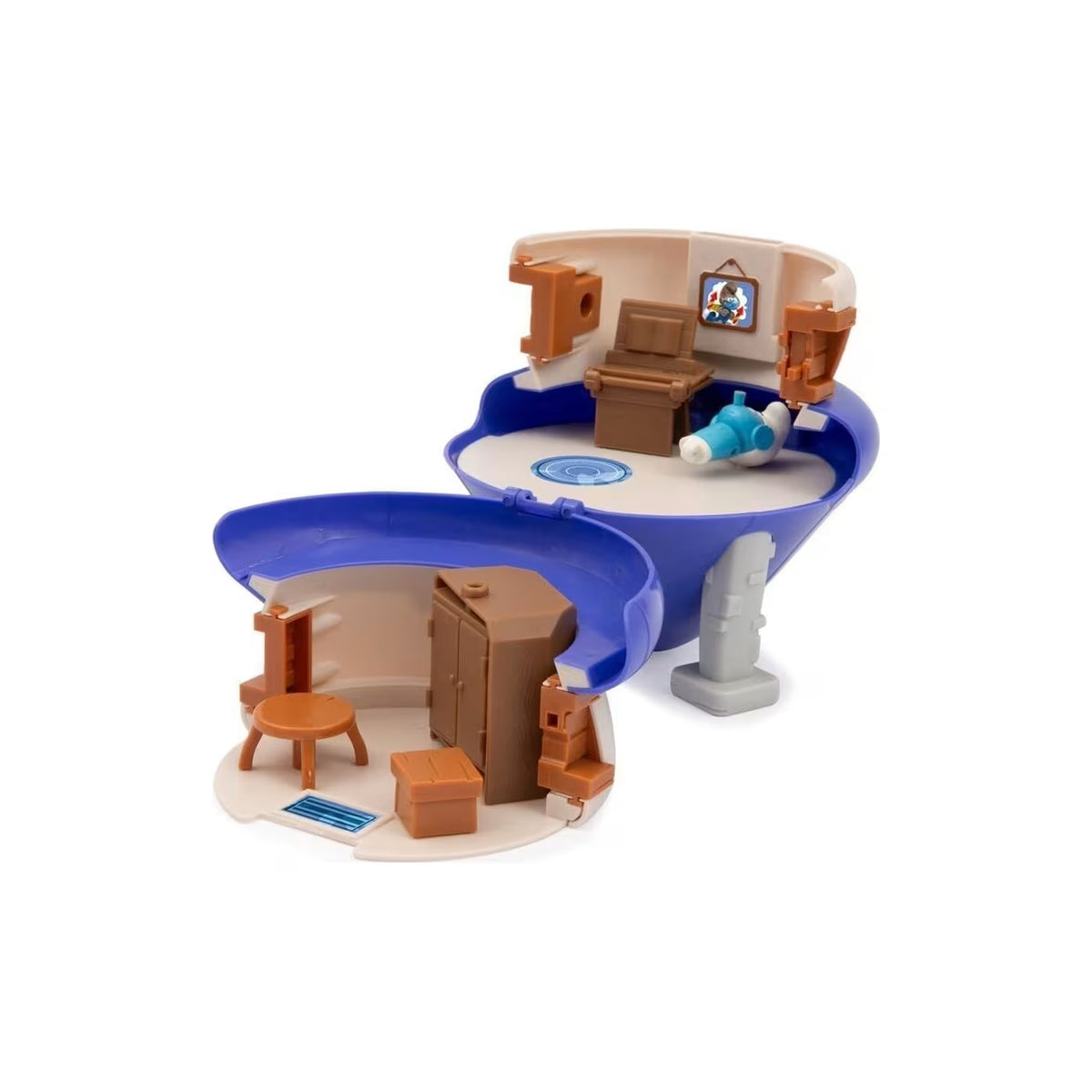 The Smurfs Smurfs Magic House Mushroom with Figure and Magic Key - Jokey's House (PUF20000)