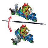 TMNT Mutant Mayhem Movie Όχημα με Φιγούρα Δράσης Battle Cycle Raphael (TU803000) - Fun Planet