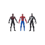 Spider-Man Titan Hero Series 3 Pack Miles Morales - Armored Spider -Man - Venom Action Figures (F5809) - Fun Planet