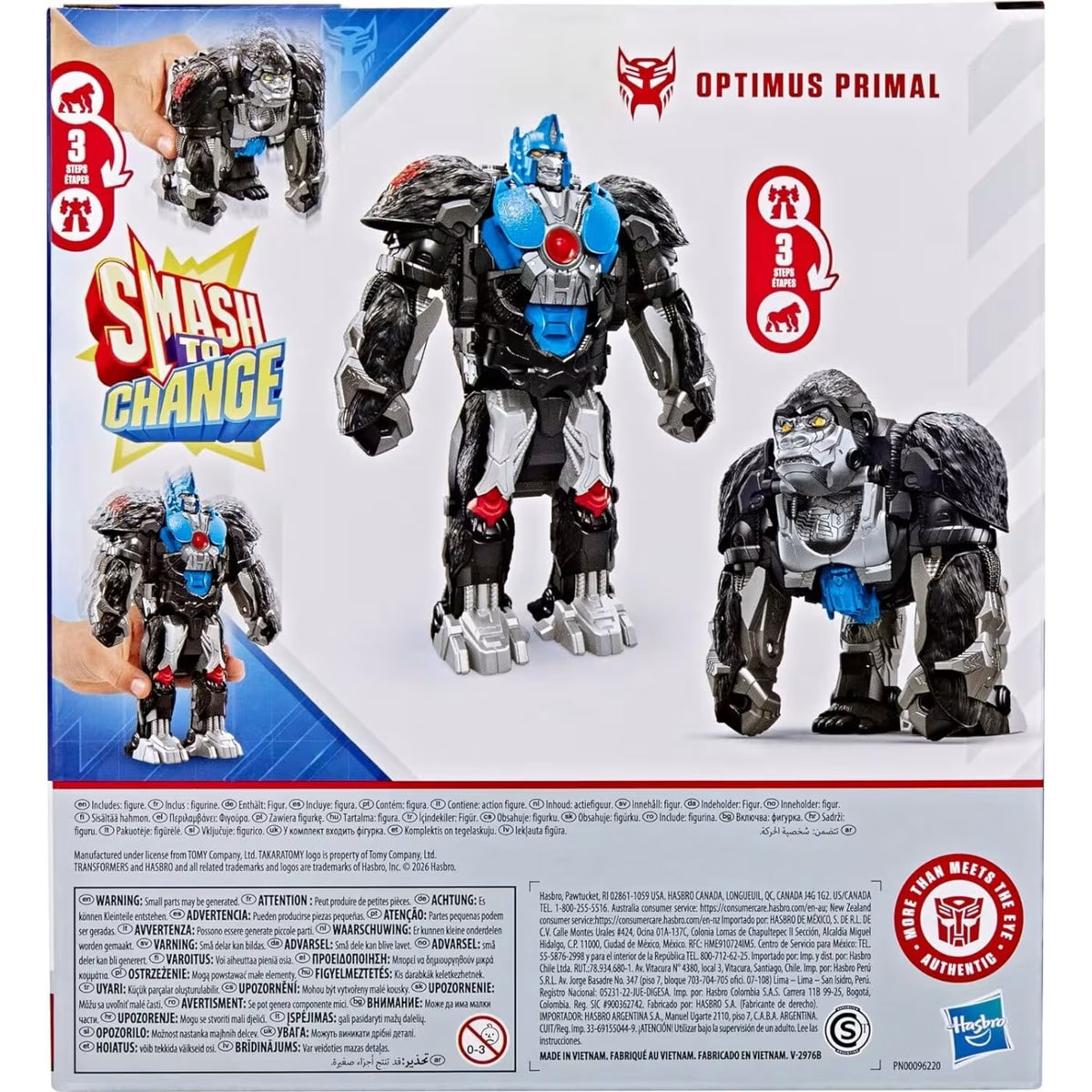 Transformers Smash to Change Optimus Primal (G2827)