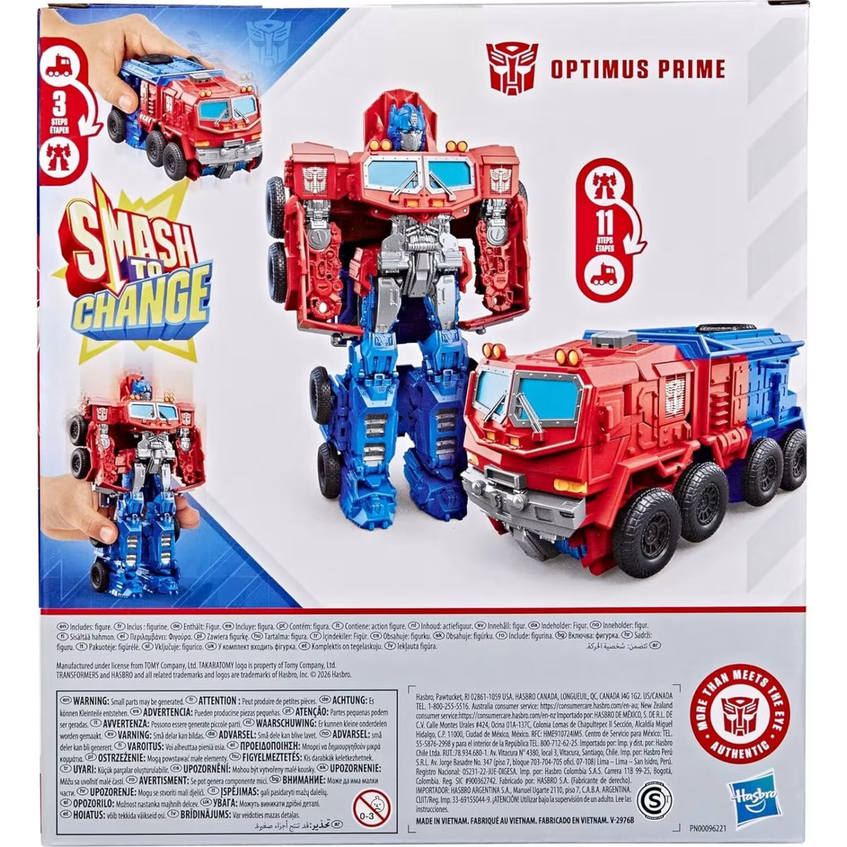 Transformers Smash to Change Optimus Prime Action Figure (G2816)