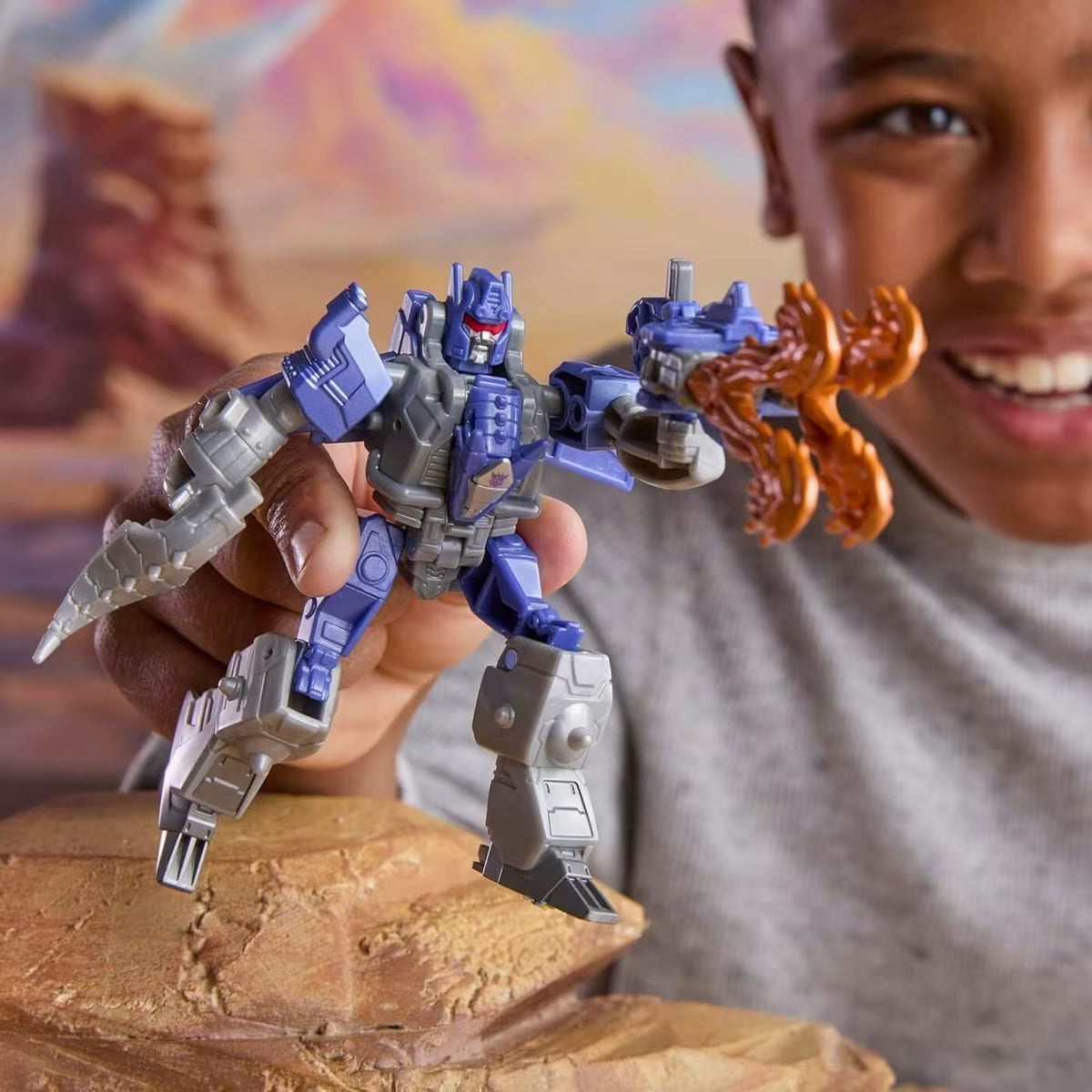 Transformers Earthspark Optimus Prime Battle Trailer Playset (G0750)