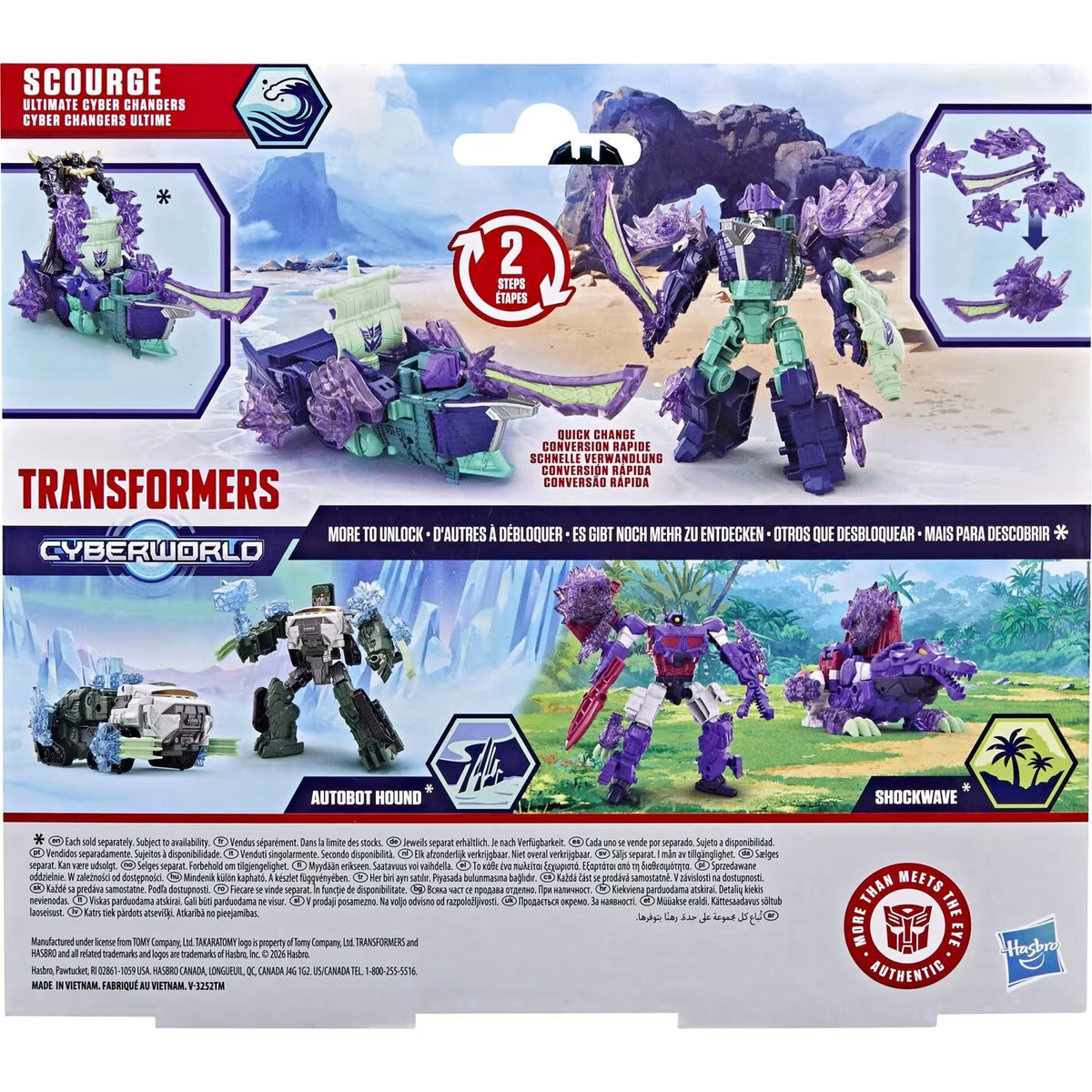 Transformers: Cyberworld Energon Surge Scourge Action Figure (G2163)