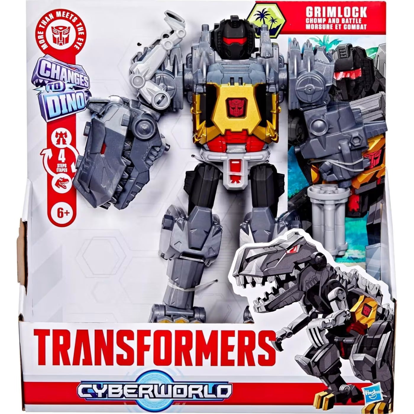 Transformers Cyberworld Grimlock Chomp And Battle Φιγούρα Δράσης (G0748) - Fun Planet