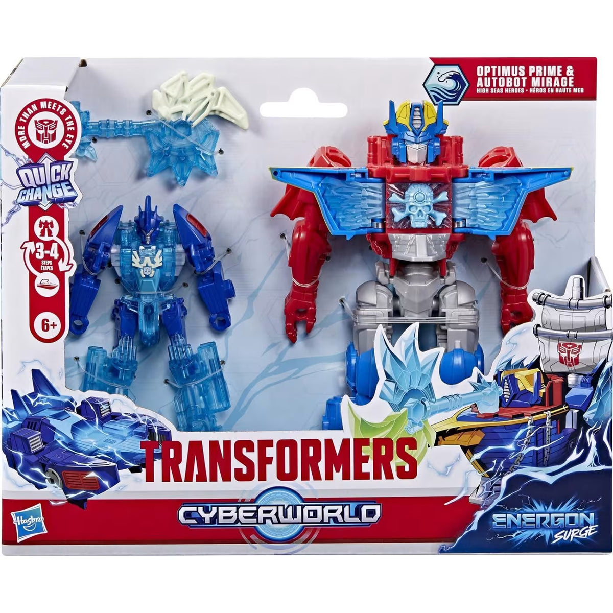 Transformers Evergreen Cyberworld Optimus Prime & Mirage (G3181)
