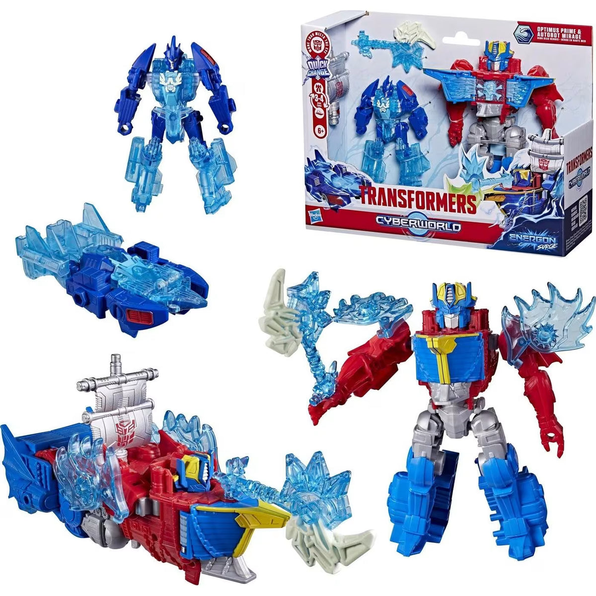 Transformers Evergreen Cyberworld Optimus Prime & Mirage (G3181)