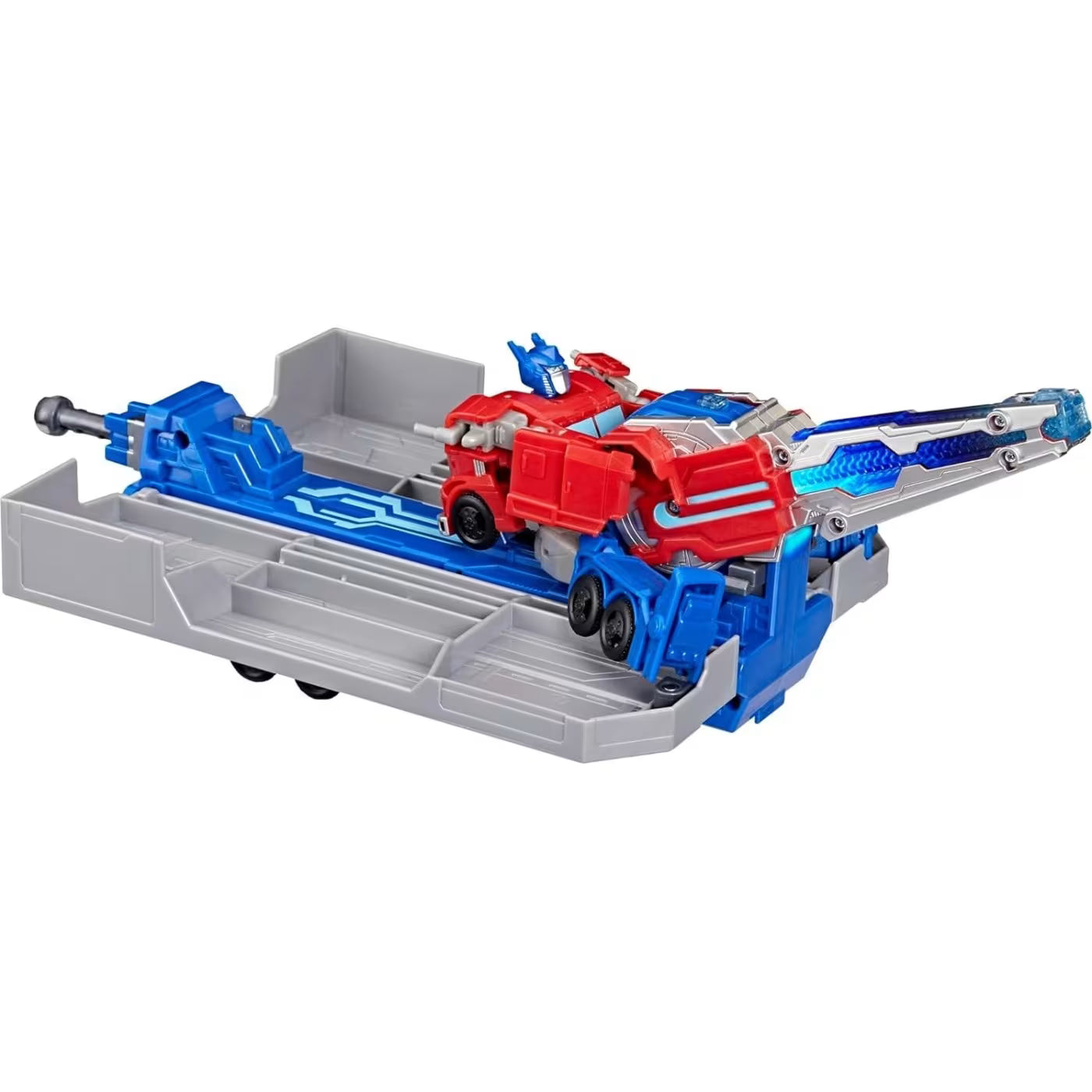 Transformers Earthspark Optimus Prime Battle Trailer Playset (G0750) - Fun Planet