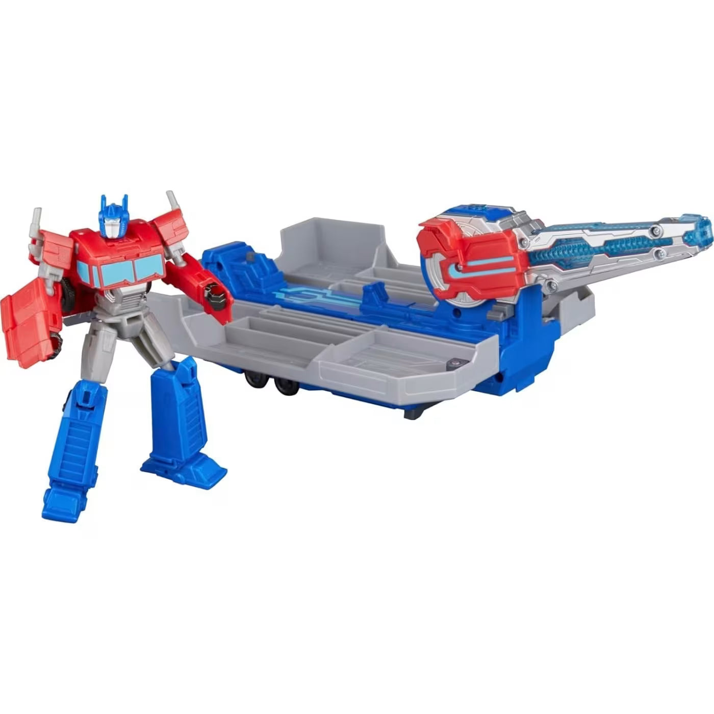 Transformers Earthspark Optimus Prime Battle Trailer Playset (G0750) - Fun Planet
