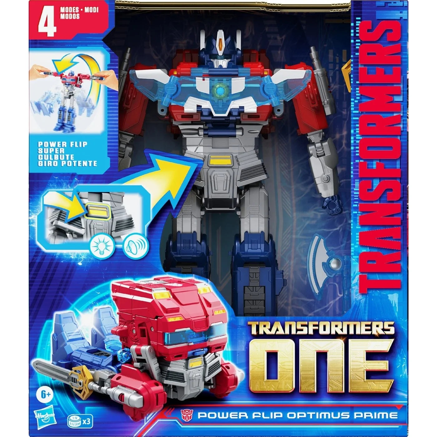 Transformers: One - Power Flip Optimus Prime Action Figure (F9209) - Fun Planet