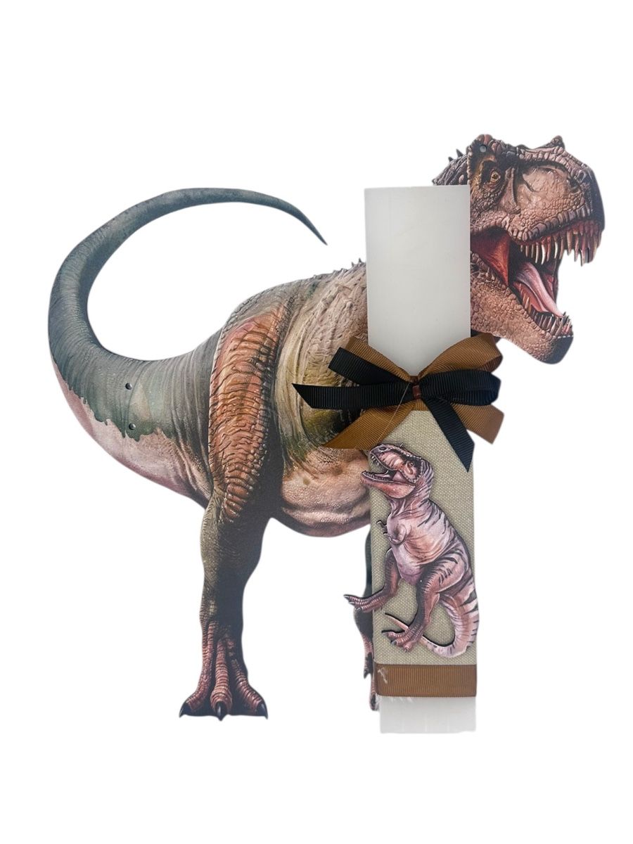 Λαμπάδα T-Rex Δεινόσαυρος & Κουτί Δώρου (LT2026091)