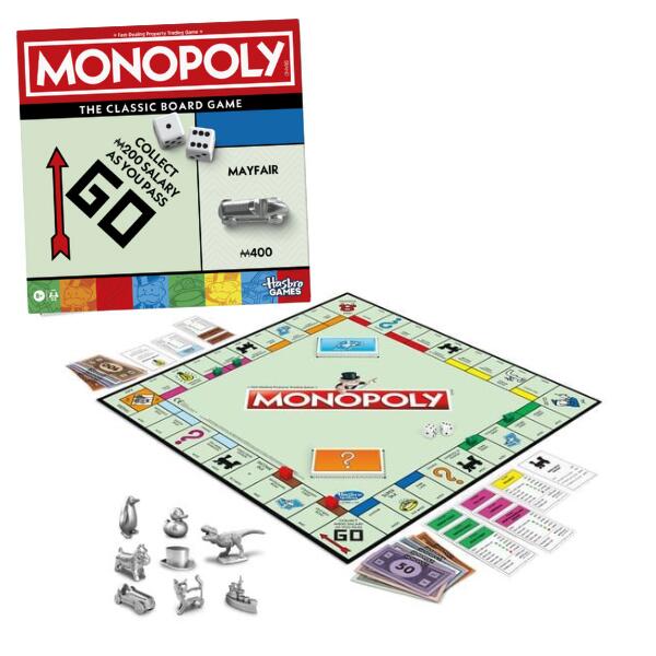 Monopoly Classic Refresh Αγγλική Έκδοση English Version (G0009) - Fun Planet