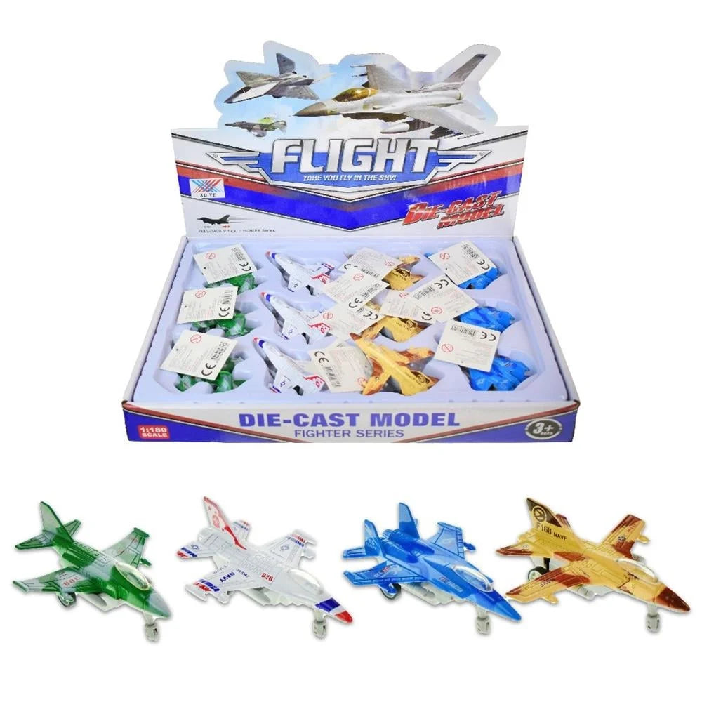 Αεροπλάνο Μεταλλικό Friction 1 τεμάχιο (K157A1) - Fun Planet