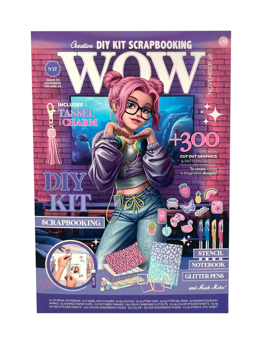 WOW Generation Creative DIY Scrapbooking Kit Κατασκευή Λευκώματος (WOW00126) - Fun Planet